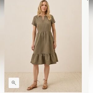 PACT dress. Elegant BLACK Midi Dress